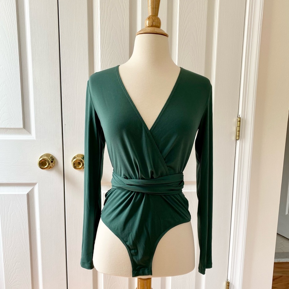 BCBGeneration Open Back Bodysuit